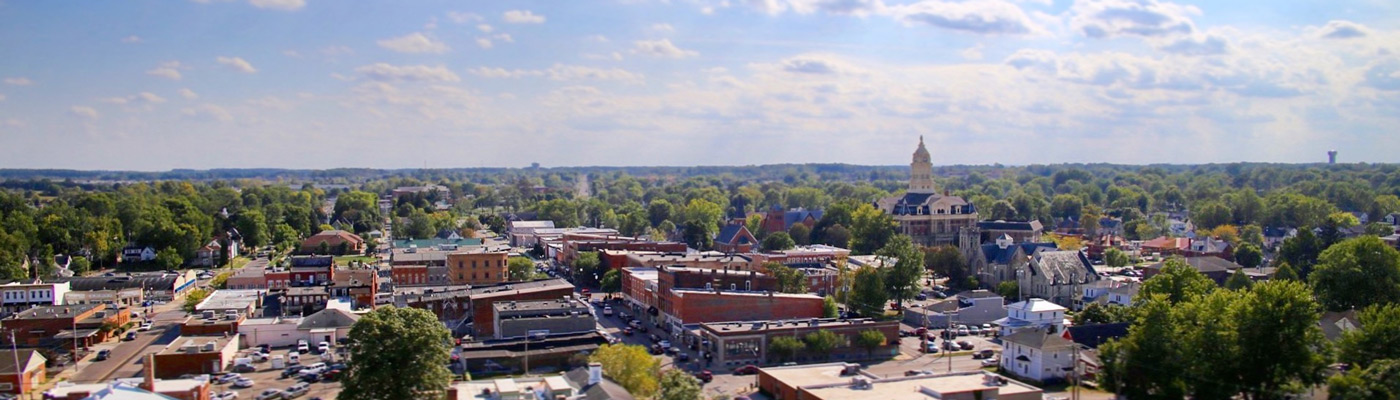 Aerial image of Marysville, OH