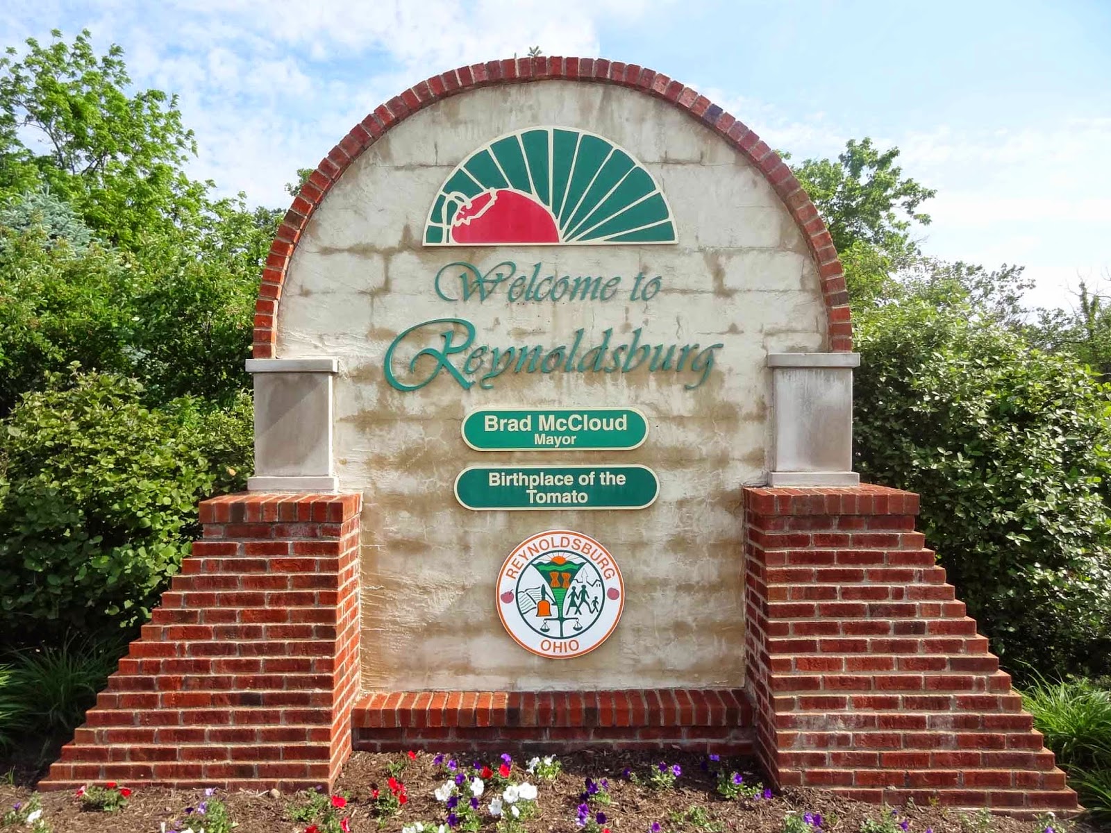 Sign for Welcome to Reynoldsburg Ohio