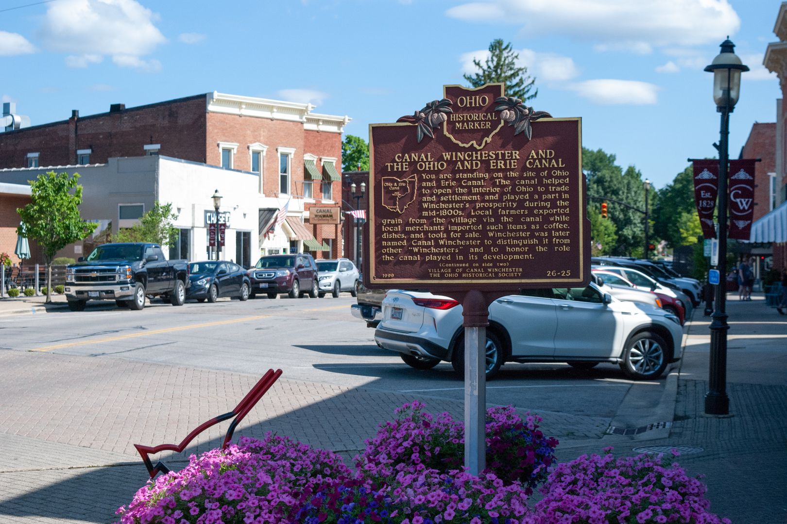 Canal Winchester historic sign