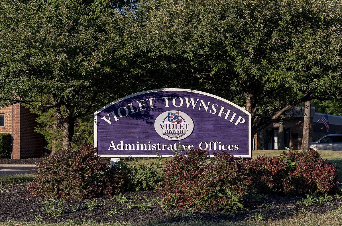 Violet Township sign