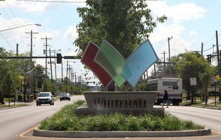 Whitehall Ohio Street Sign